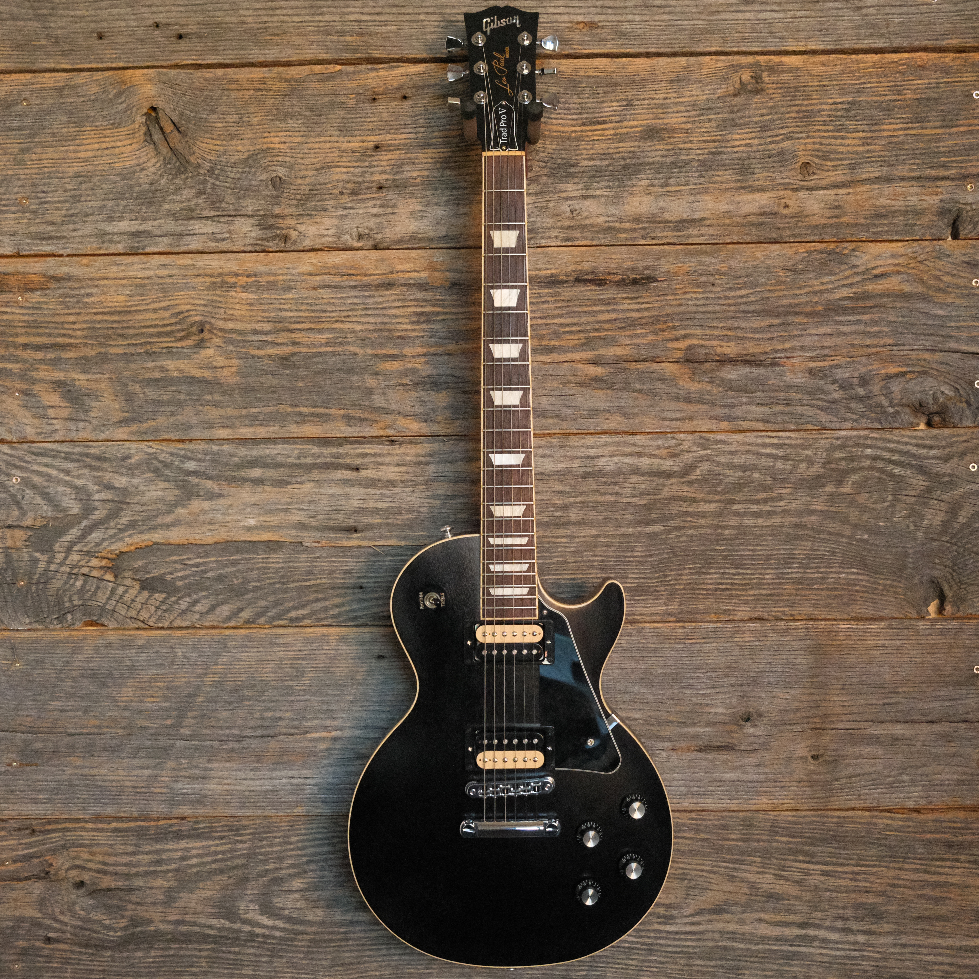 Used Gibson Les Paul Traditional Pro V Satin - Black w/OHSC | eBay