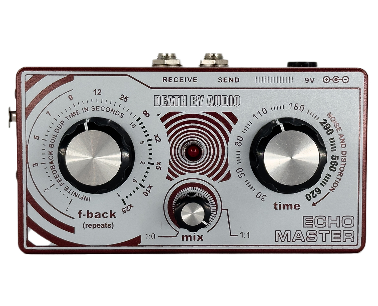 Death By Audio Echo Master Vocal Delay/Preamp - Ltd. Ed. Burgundy