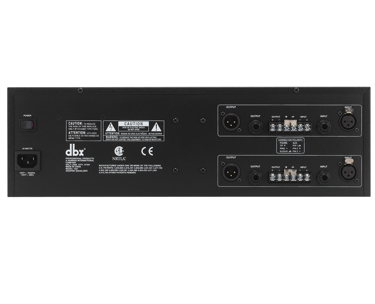 DBX 1231 Dual Channel 31-Band Graphic Equalizer Switchable ±6 or