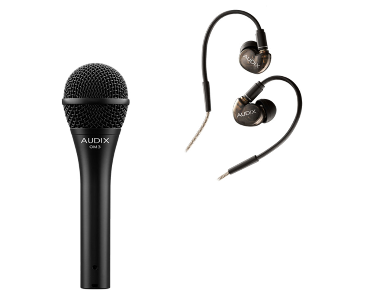 Audix OM3 Vocal Mic w/A10 Earphones Combo Pack | eBay