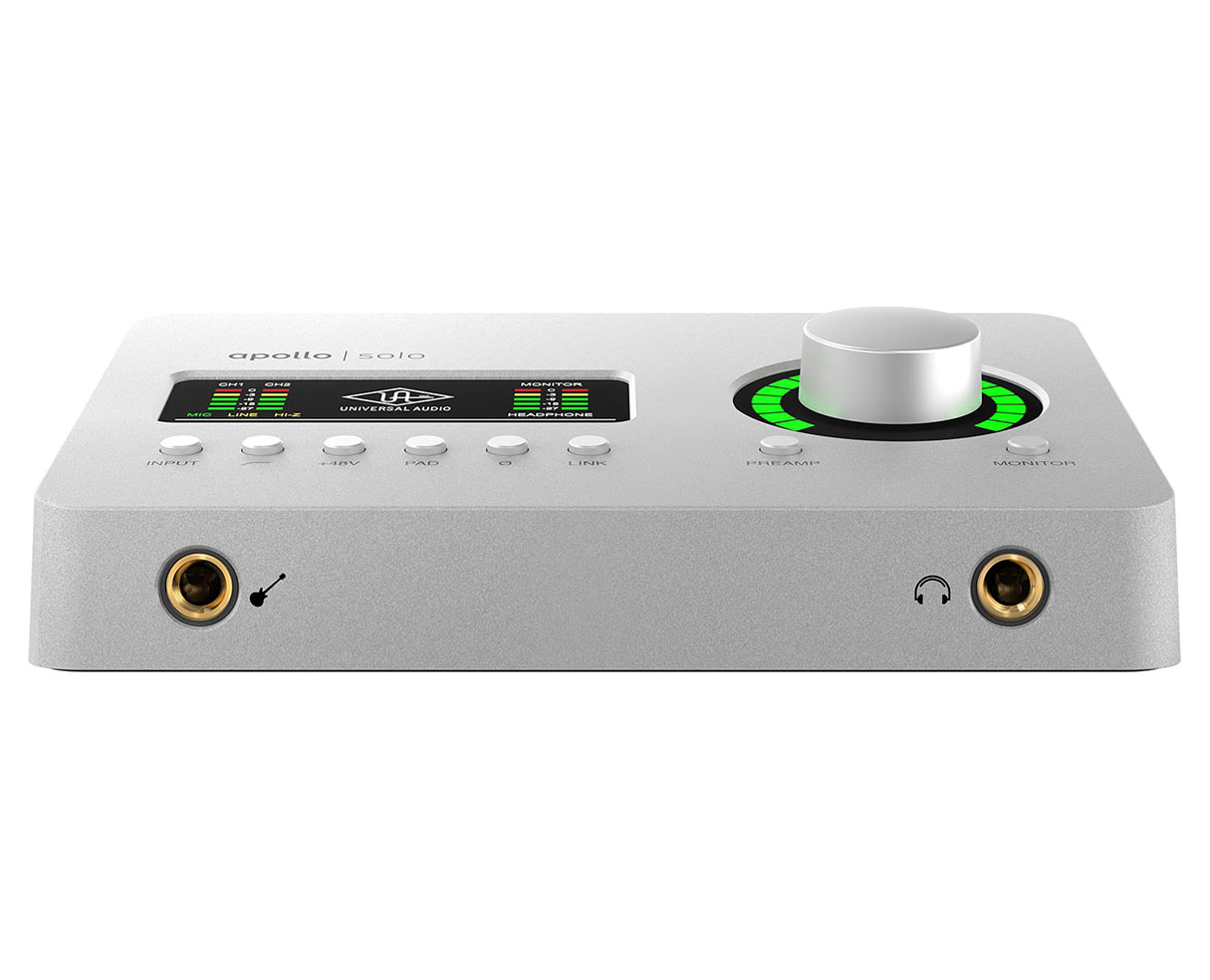 DTM・DAW UniversalAudio Apollo Solo Thunderbolt 3 Universal Audio Apollo Solo 2x4 Thunderbolt 3 Audio Interface