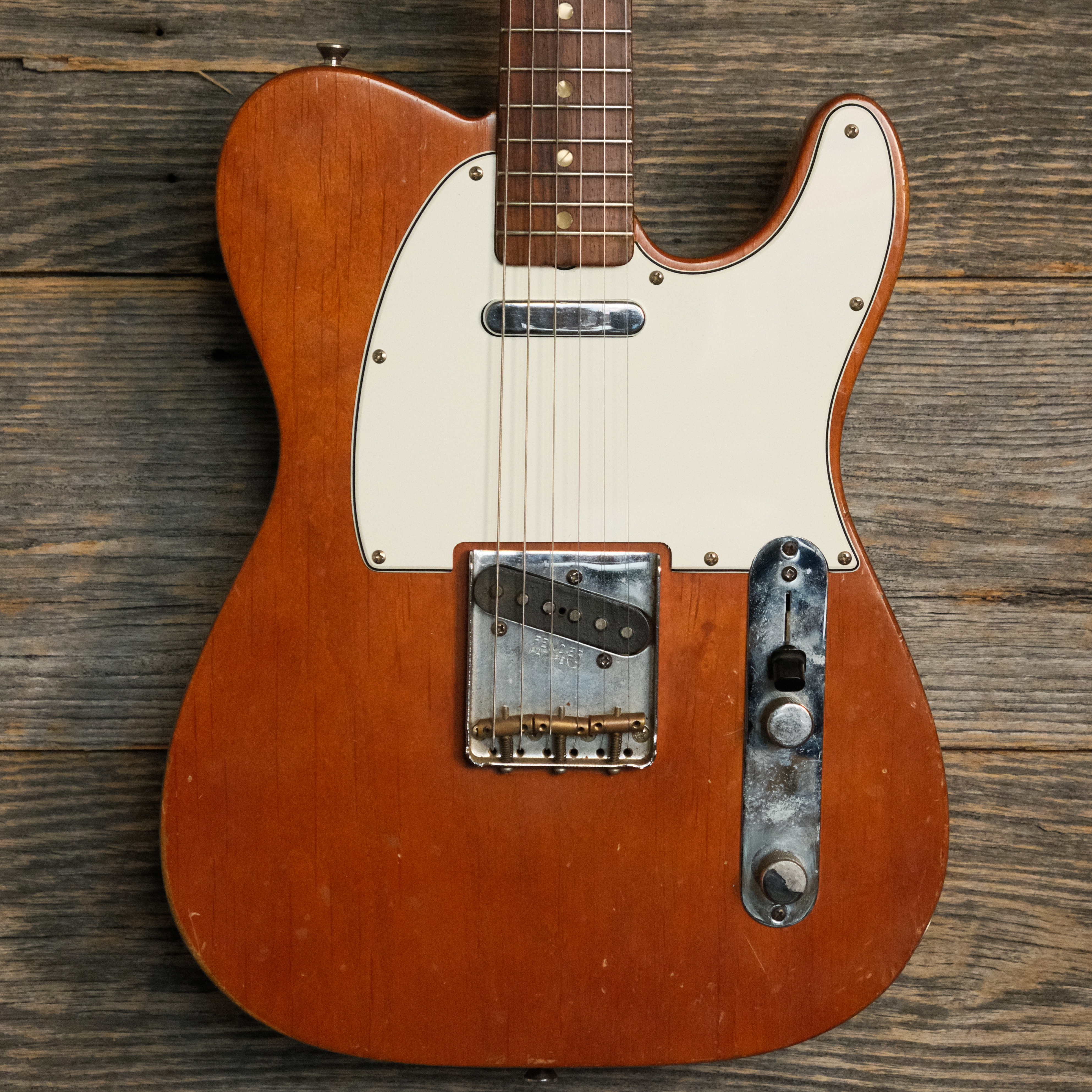Used Fender 1966 Telecaster (Refinished w / Mods) - Natural w / OHSC