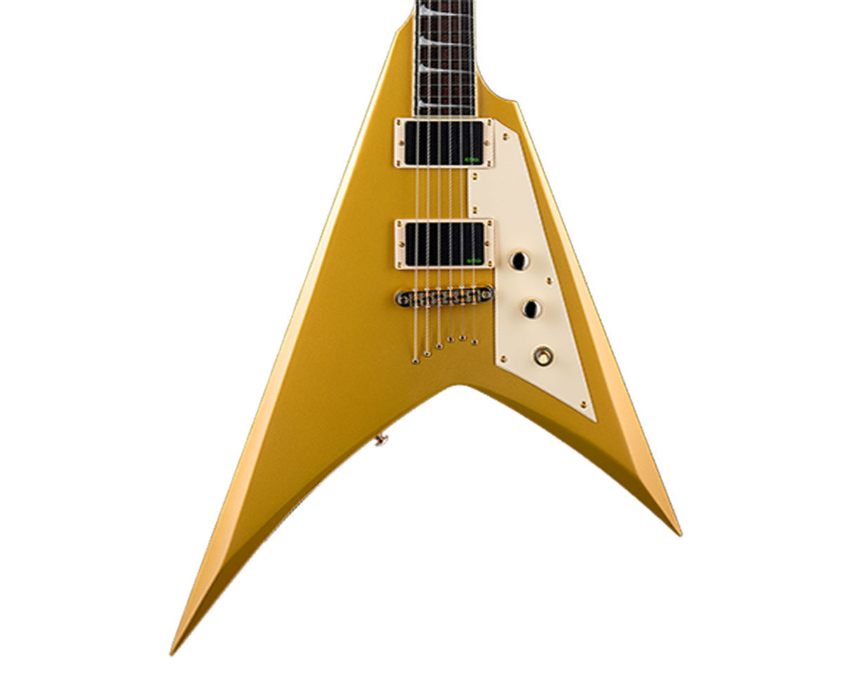 ESP LTD KH-V Kirk Hammett Signature Guitar - Metallic Gold - B