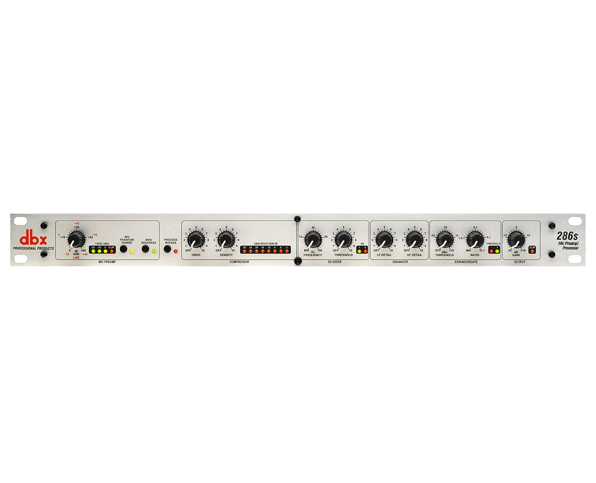 DBX 286s Microphone Channel Strip w/ Mic Pre-amp Compressor