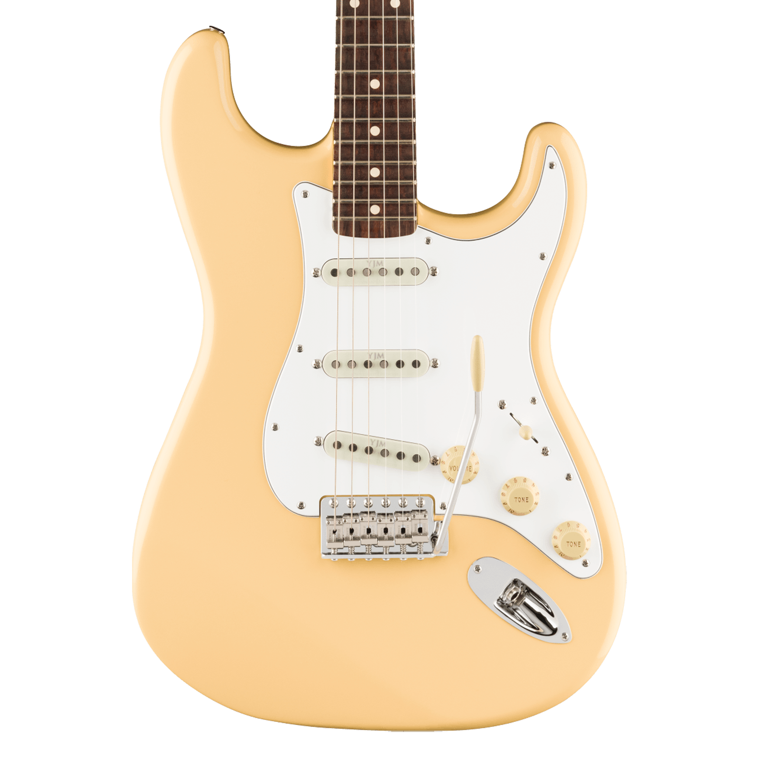 Fender Yngwie Malmsteen Stratocaster - Vintage White w/ Scalloped