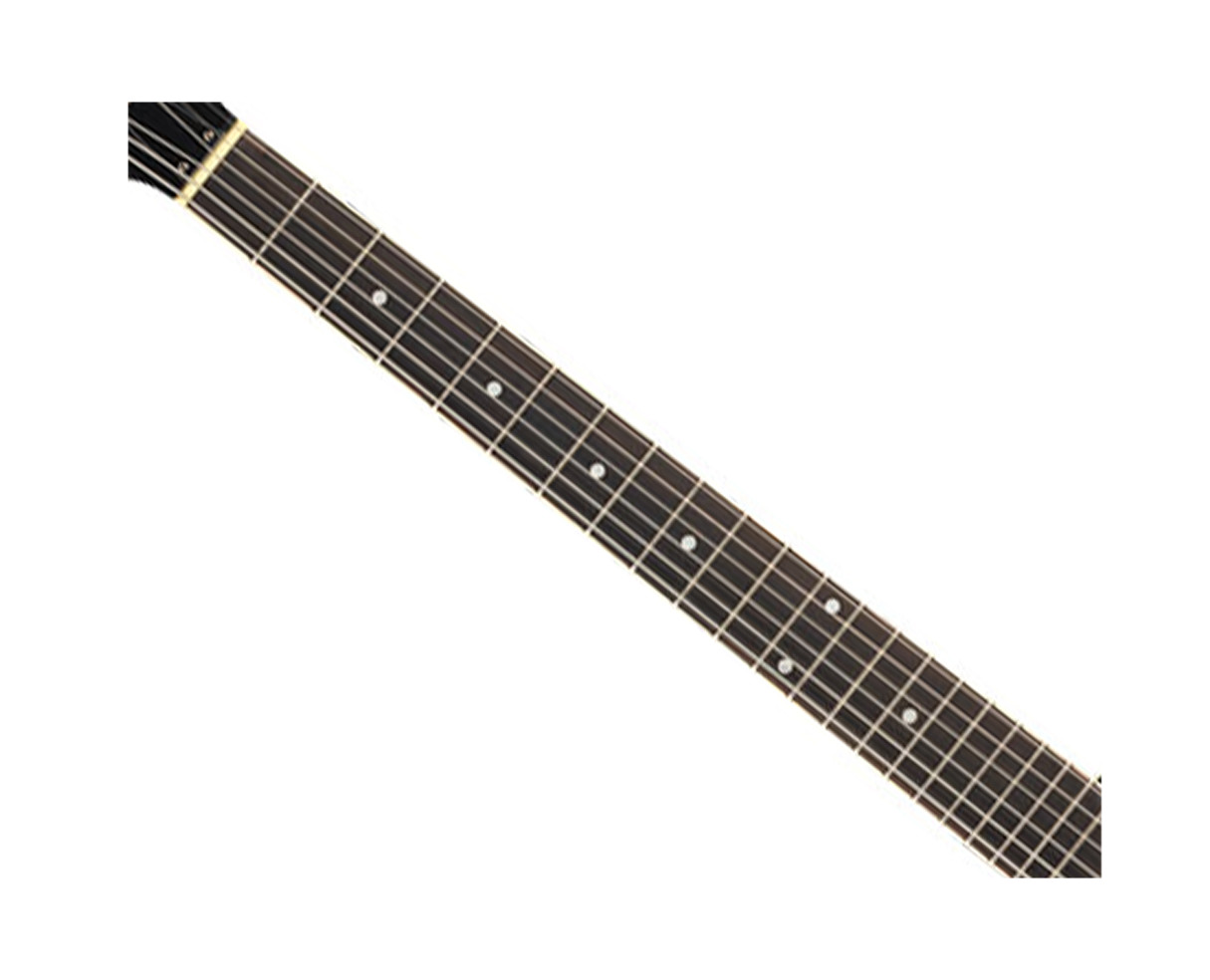 Ortega Guitars OBJ350/6-SBK Raven Series 6-String Banjo - Black